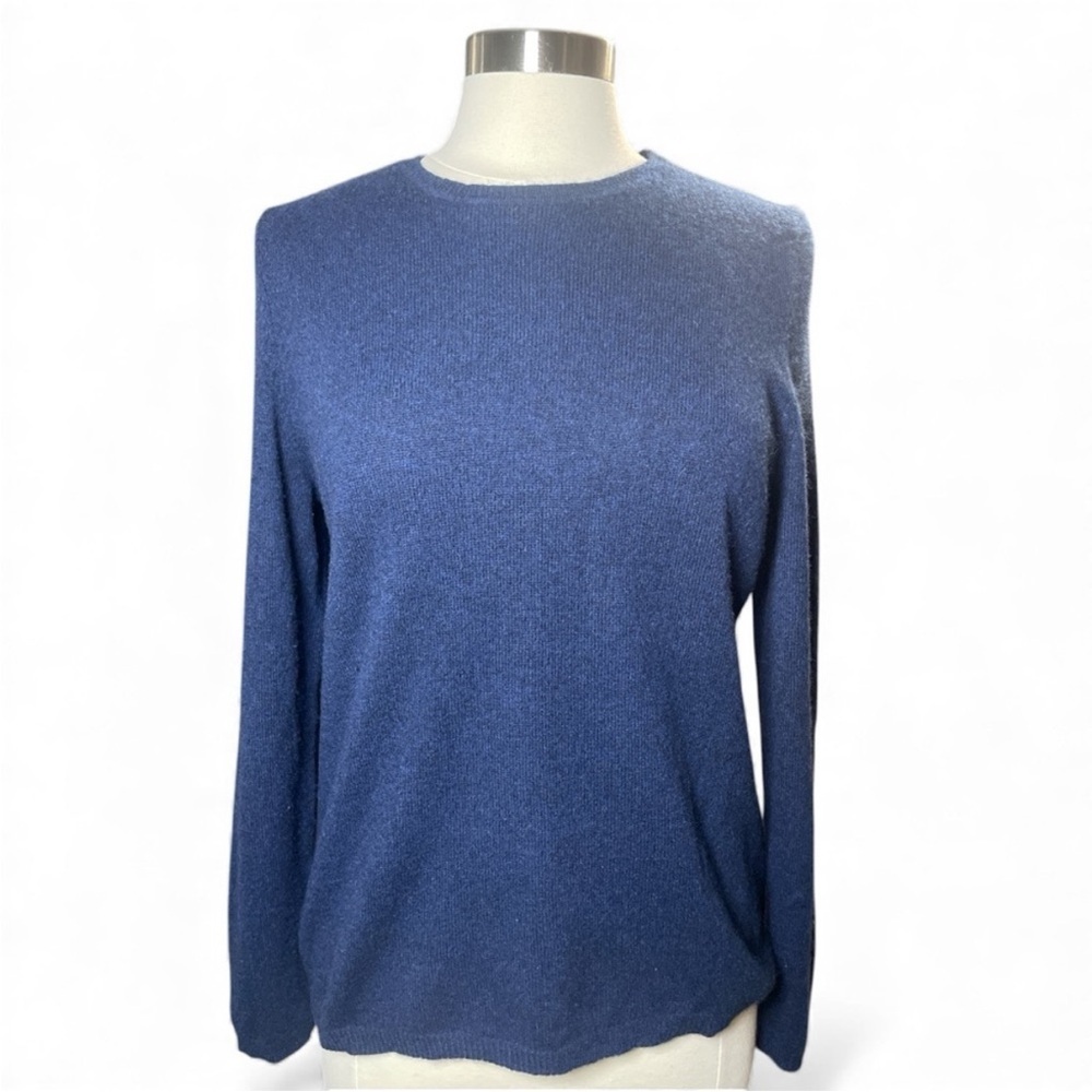 ⛱️🔥Charter Club - Navy Blue Crewneck Cashmere Sweater - L